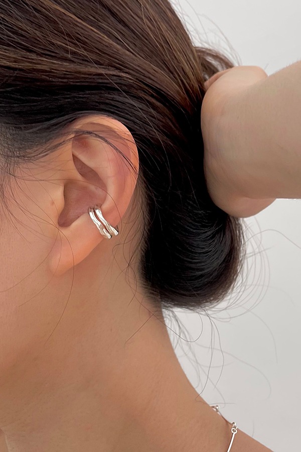 [silver925] stone ear cuff (2size)